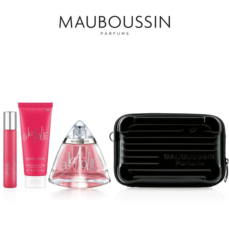 coffret bouteille parfum mauboussin a la folie